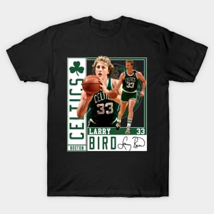 Larry Bird Legend Air Bird Basketball Signature Vintage Retro 80s 90s Bootleg Rap Style T-Shirt